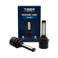 Par Lampada Super LED Nano HB3 Tiger Auto TG1029 6000K 3240lm IP65 Universal Sem Cooler Sem Reator