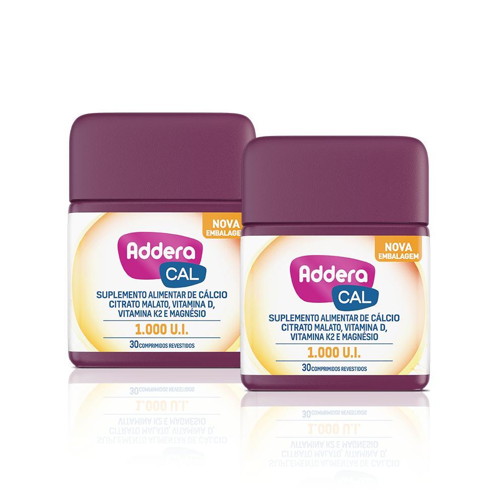 Kit 2 Vitaminas D Addera Cal 1.000UI - 30 Comprimidos em Oferta na Shopee