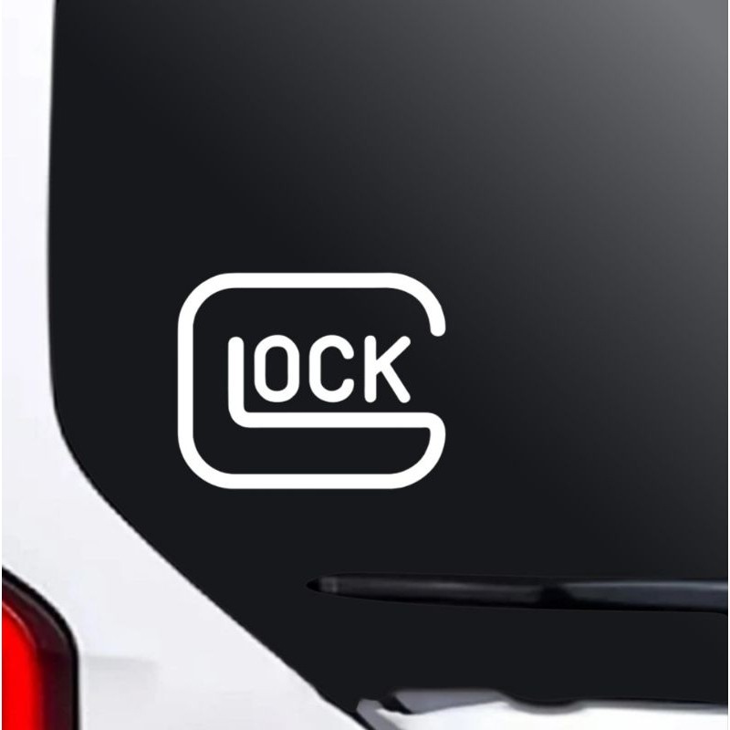 Adesivo Glock  2 unidades - 13x10.5 Cm