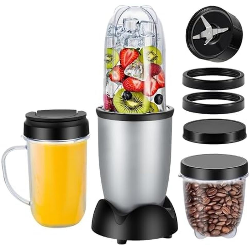 Liquidificador Pessoal Panana, Liquidificador Portátil para Smoothies de 18 Oz, Shakes, Preparação de Alimentos e Mistur