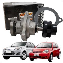 Bomba de Água Ford Fiesta Ecosport Courier Ka Zetec Rocam 1.0 2004 2005 2006 2007