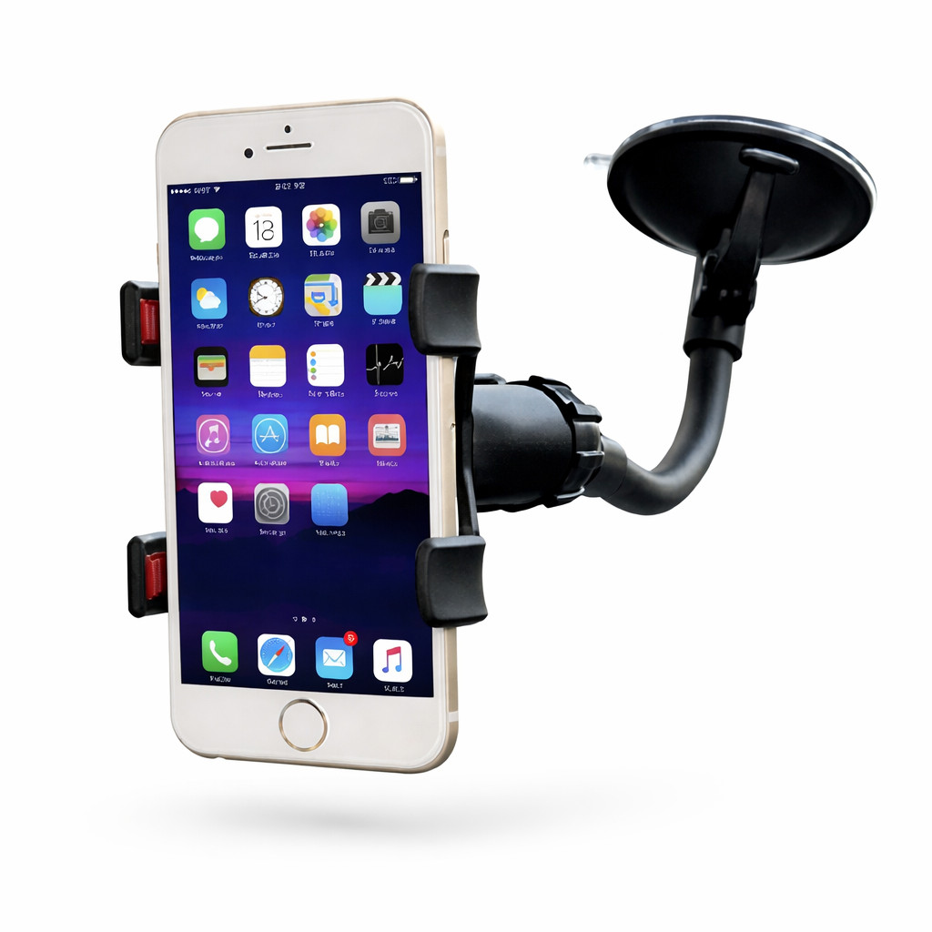 Suporte de Celular Para Carro Veicular com Ventosa Forte para Vidro Universal