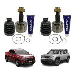 Par De Junta Homocinética Fiat Toro 1.8 2017 Original Nakata