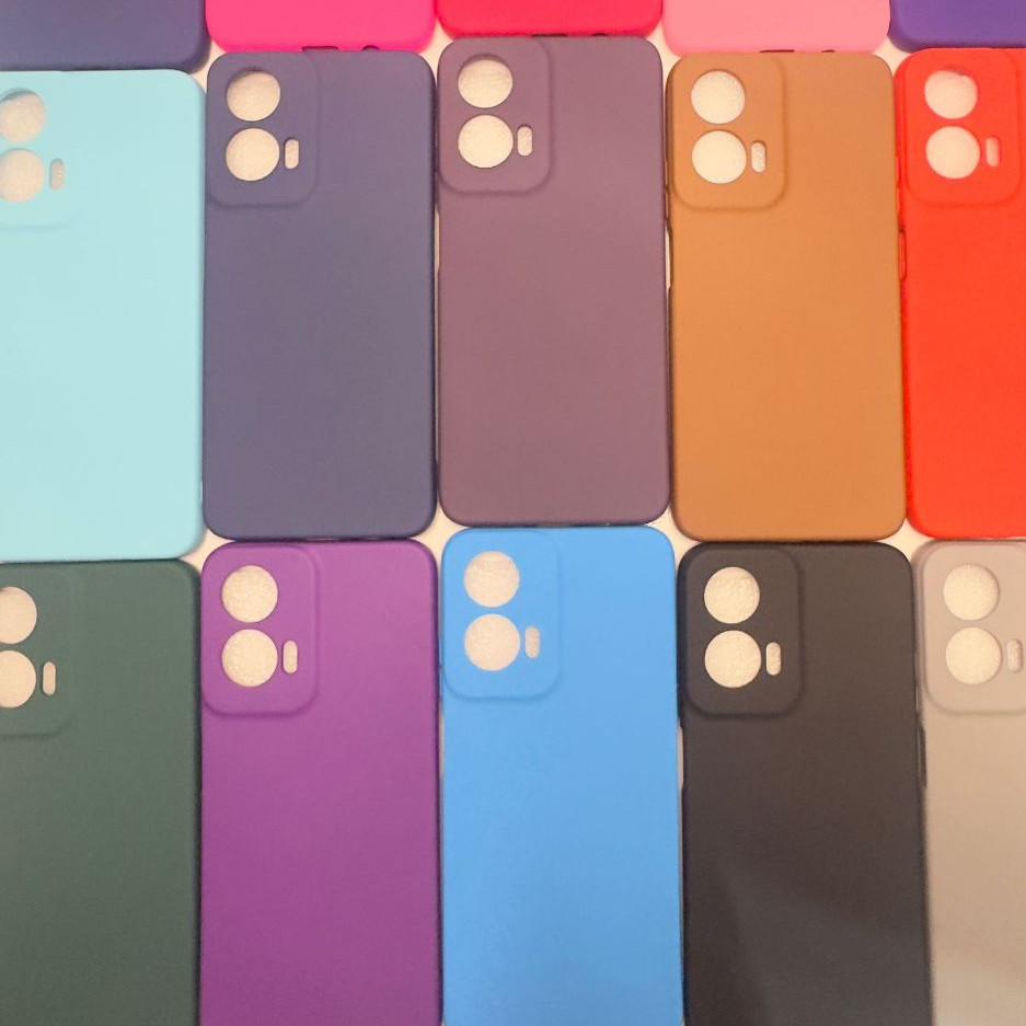 KIT CAPA + PELICULA OU APENAS CAPINHA PARA MOTOROLA MOTO G35 DE SILICONE COM  INTERIOR AVELUDADA CÂMERA FECHADA