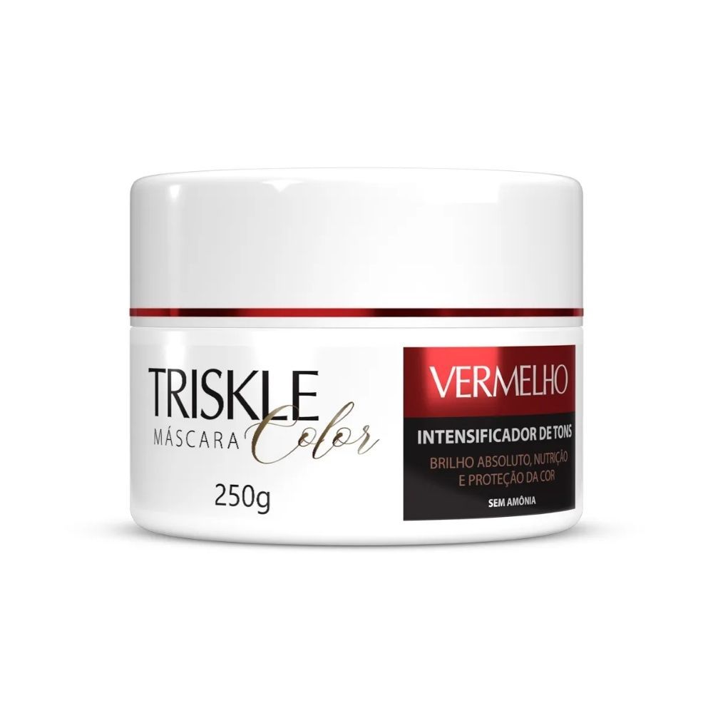Máscara Triskle Intensificadora de Tons Vermelho 250g em Oferta na Shopee