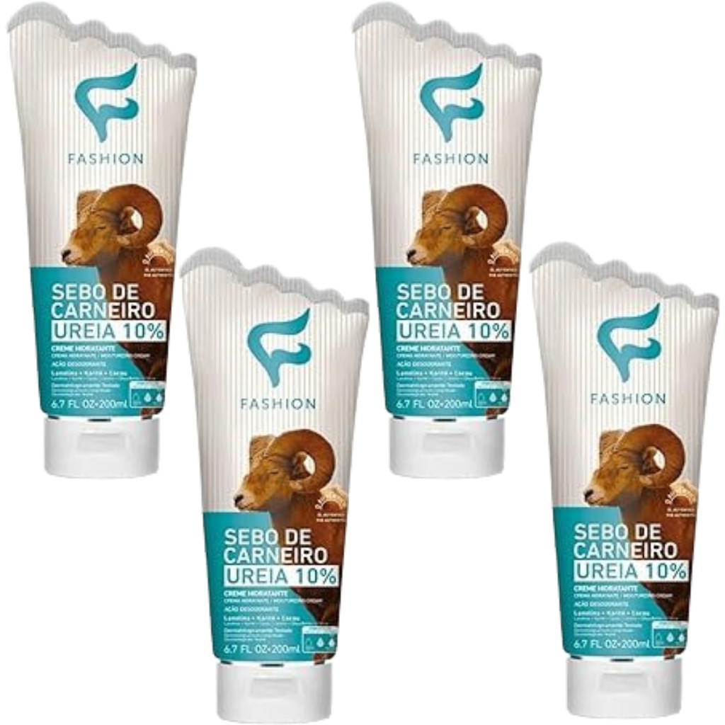 Sebo de Carneiro 10% Ureia  200ml - Fashion Cosméticos