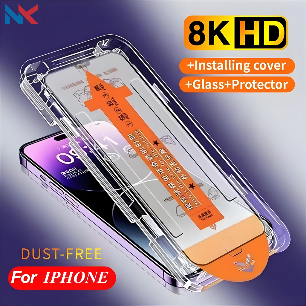 Filme De Vidro Temperado Anti-Espião 8K HD Para iPhone 17 13 11 16 15 14 12 XR XS Max Pro Plus Air Auto Dust Free Instal em Oferta na Shopee