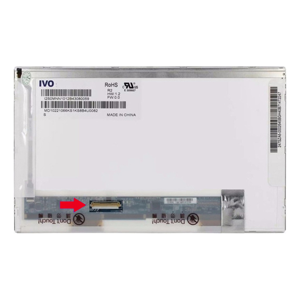 Tela 10.1 Led Para Notebook Positivo Mobo Black 5000