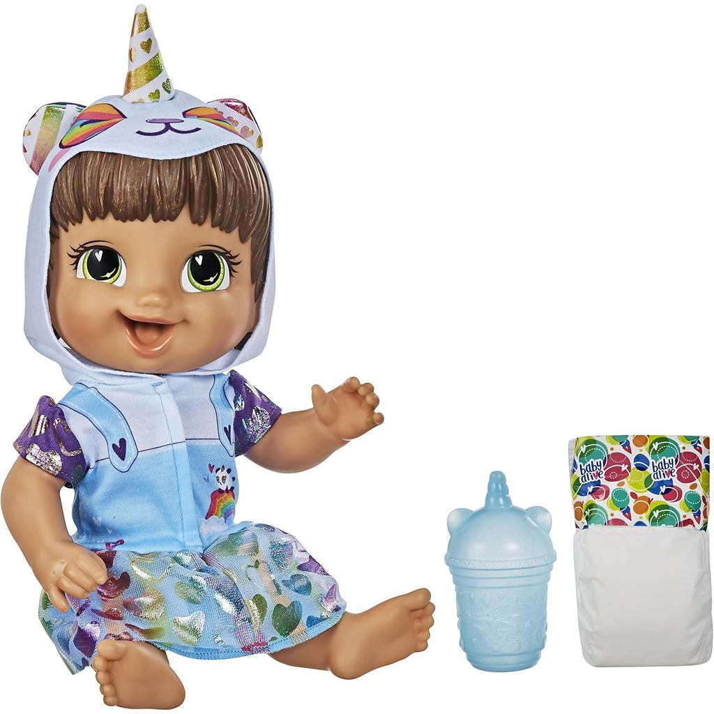 Boneca Baby Alive Tinycorn Panda Morena