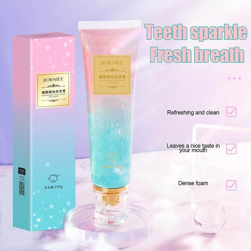 Pasta De Dente Branqueadora De Niacinamida Para Gengivas Sensíveis , Fórmula Macia E Não Irritante