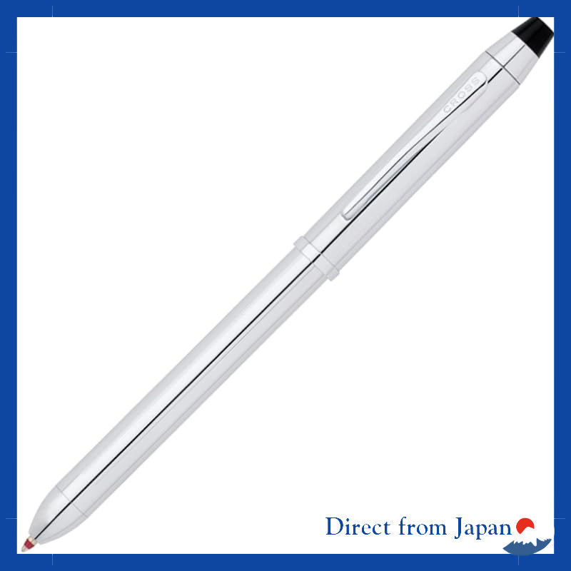 CROSS Tech3 Multifunction Pen - Black and Chrome - 2 Color Ballpoint/0.5mm Pencil - Renewed Import
