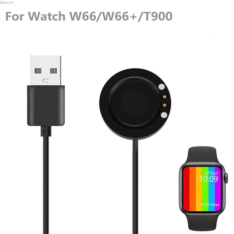 Carregamento USB Adaptador Energia Magnética Smartwatch Carga Carregador Portátil Estação Doca Fio Para W6