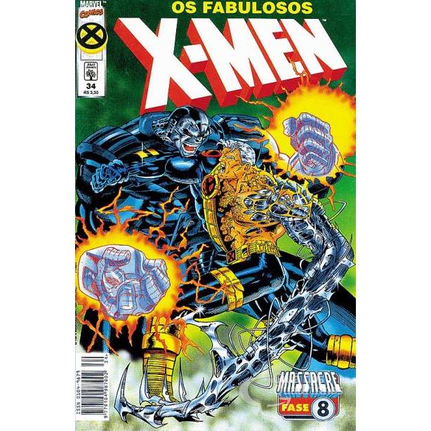 Livro Os Fabulosos X-men Vol 34 - Massacre Fase 8