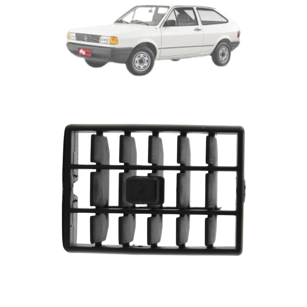 Difusor Ar Central Painel Gol Voyage Quadrado G1 1988 a 1995 Saveiro Parati Quadrado G1 1991 a 1995