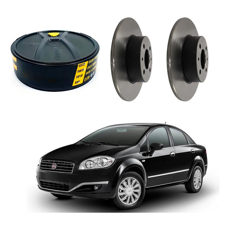 Disco Freio Traseiro Linea 1.4 1.8 1.9 2008 A 2016 em Oferta na Shopee