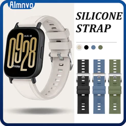 Pulseira De 22mm Silicone Para Smartwatch Redmi Watch 5 Active/Lite/Huawei Watch GT 6 5/ Amazfit Bip 6/Samsung/Garmin