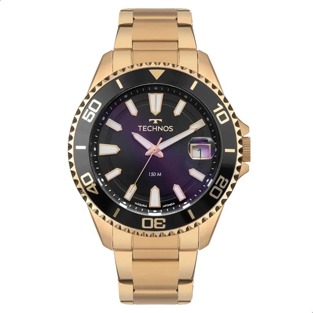 Imagem Relógio Masculino Technos Acqua Analógico Dourado 2415EI/1P