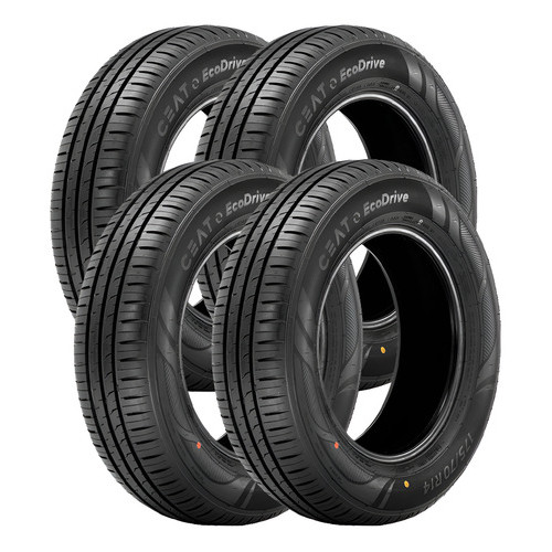 Kit 4 Pneus Aro 14 175/65R14 82T Ecodrive CEAT TL