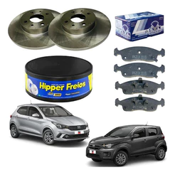 Kit Disco E Pastilha Freio Argo 1.0 2017 2018 2019/2021...