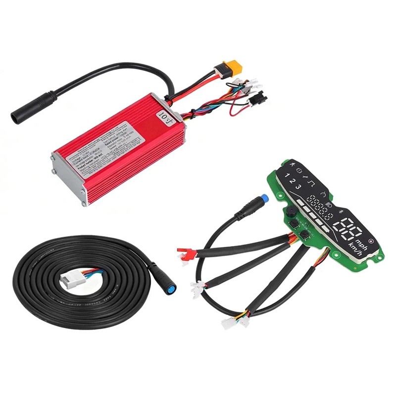 Para Peças De Reposição Da Placa Do Painel Scooter Elétrico-Display Kit Controlador-Mãe Reparo Cabo De Conexão