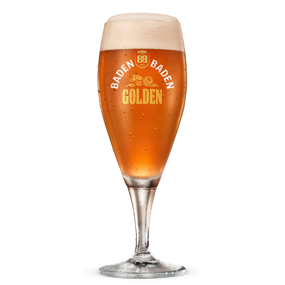 Taça de Cristal Baden Baden Golden 400ml Taça - Ruvolo