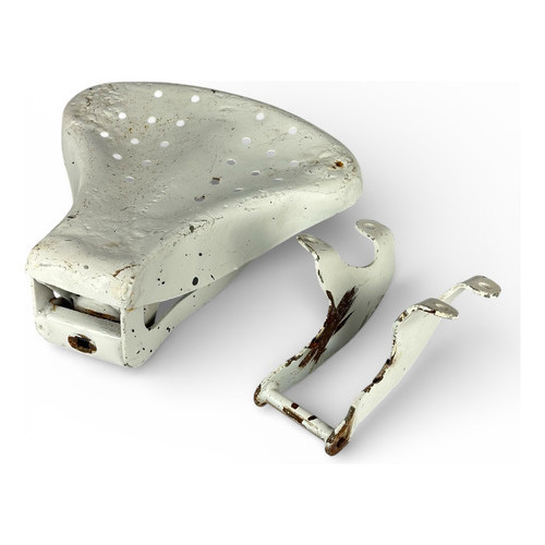 Banco De Lambreta Brasil Anos 60 - Relíquia Branco 29.5 Cm