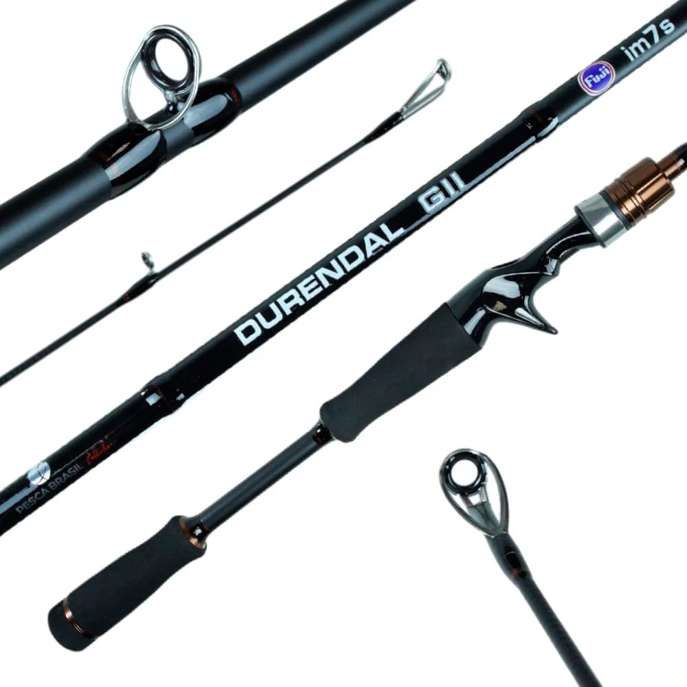 Vara Para Carretilha Durendal 17C 4 Partes 8-17 Lbs - Pesca Brasil
