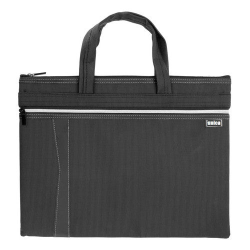 Pasta Execuiva De Mao Porta Documento Bolsa Maleta Preto Liso