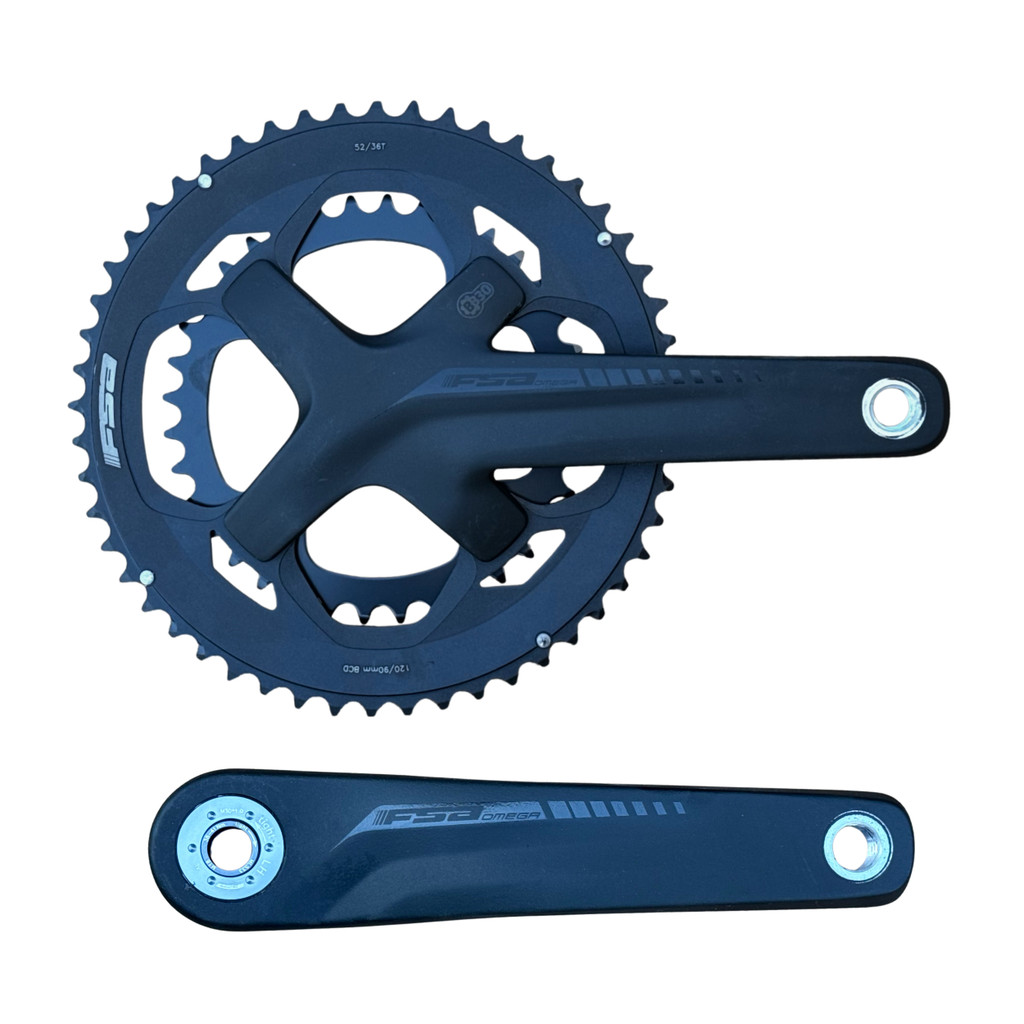 Pedivela Integrado Bike 52/36d Speed Road Fsa Omega Bb30 172.5mm