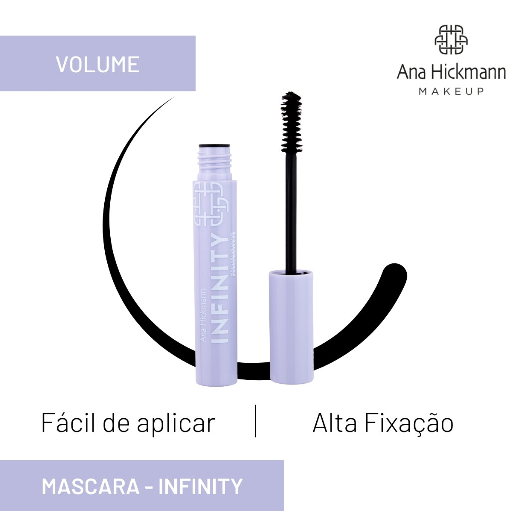 Mascara de Cilios Rimel Infinity Volume Longa Durabilidade Ana Hickmann