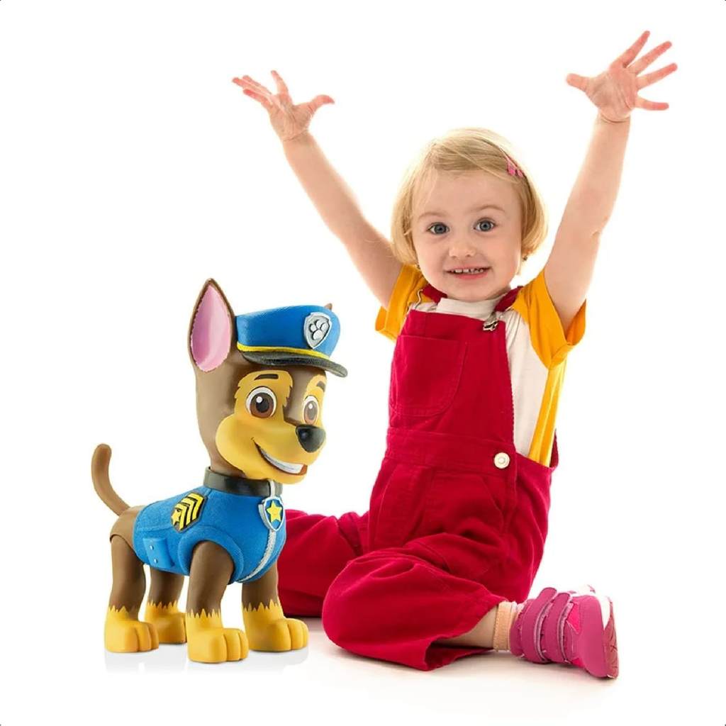 COMP Kit Boneco Chase 40cm Patrulha Canina Mimo + Jogo de Cartas Color Addict 110 Cartas Copag — imagem 2 de 2