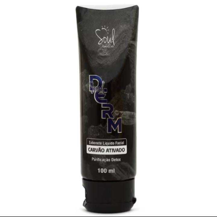 Sabonete Facial Carvão Ativado SkinCare 100ml - Soul Cosméticos