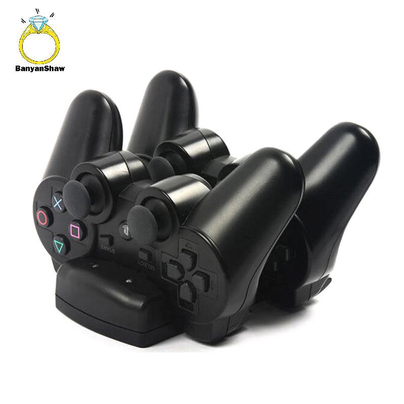 [BANY] Estação De Carregamento De Carregador usb Bla Para Controlador De Movimento playstation 3 ps3 Bom