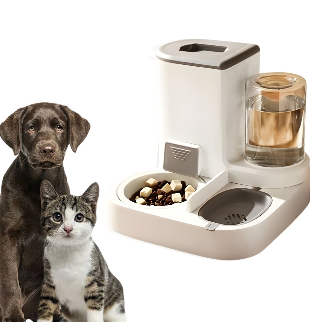Comedouro Automático Gato 3,2 Litros Comedouro Cachorro Bebedouro Para Gato Anti-respingo Pet