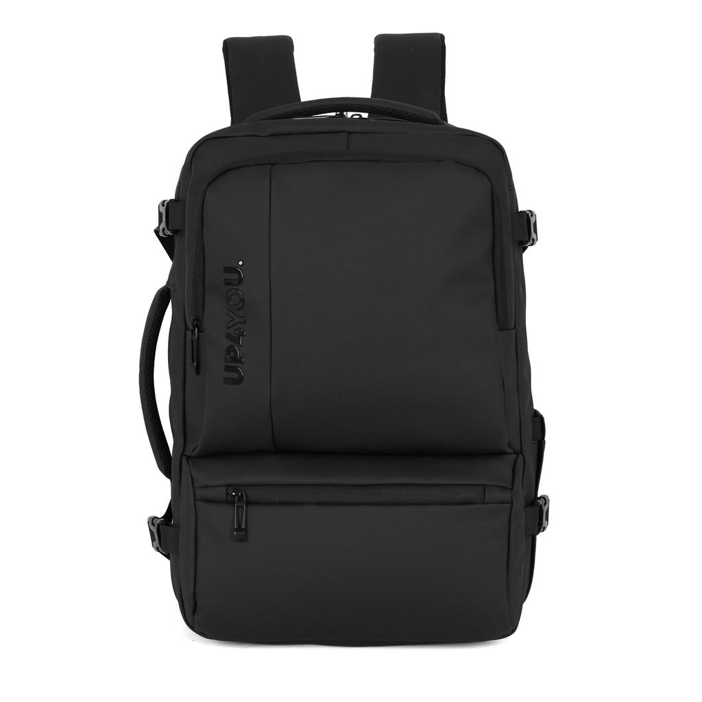Mochila de Costas Grande Casual Expansiva Notebook Up4you - Preto