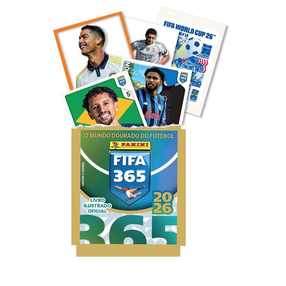 FIFA 365 2026 - ENVELOPE COM 5 CROMOS - PANINI COLECIONAVEL | PANINI | PANINI COLECIONAVEL
