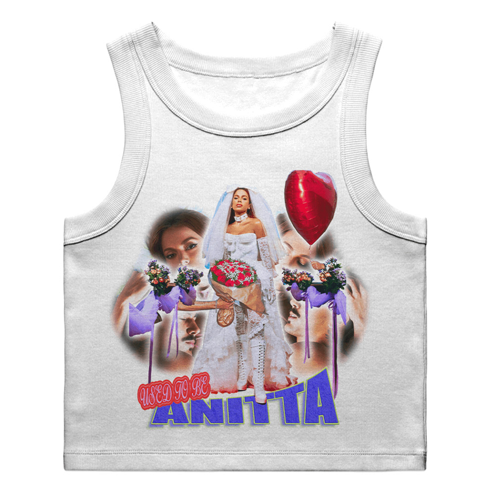 Camiseta Regata Anitta - Used To Be em Oferta na Shopee