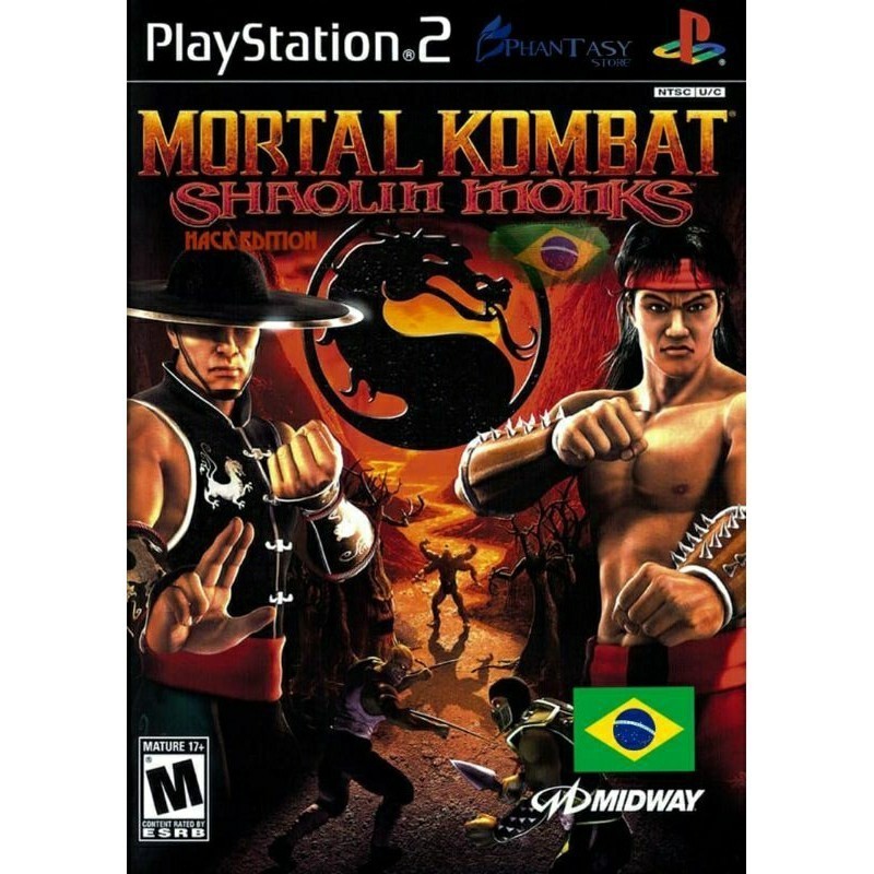 Mortal Kombat Shaolin Monks Hack Edition legendado em português para PlayStation 2 PS2 desbloqueado