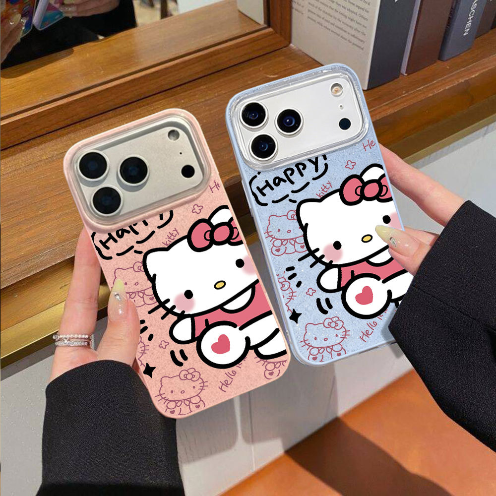 Capa Glitter Para Samsung S26 Ultra S25 S24 Plus S23 FE S22 S21 S20 A17 A07 A06 A16 A56 Capinha Gato de Luxo Capas