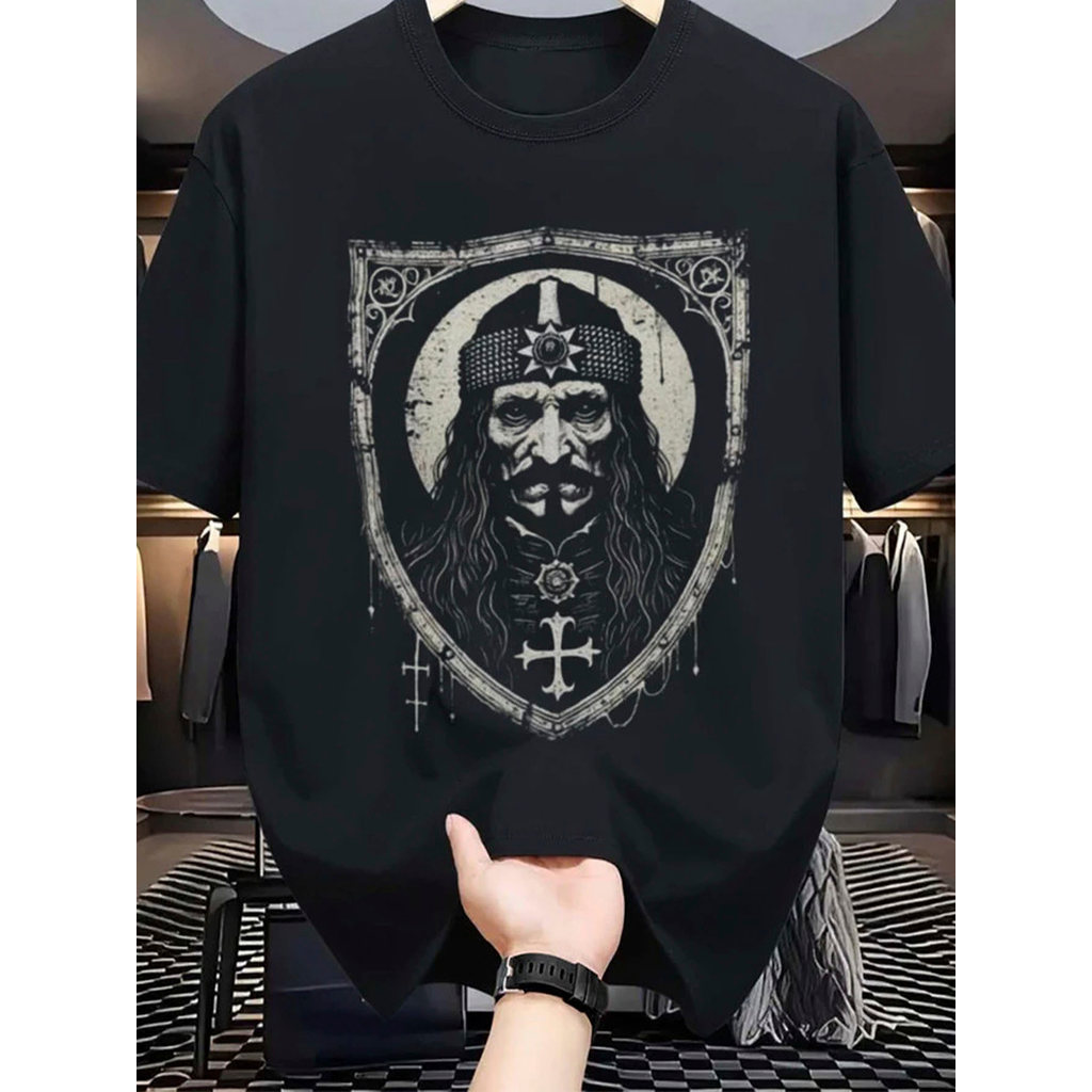 Camiseta Masculina Streetwear O Empalador Estampada Lançamento Camiseta 100% Algodão Camisetão - Excelencia