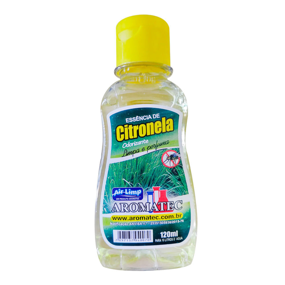 Essência de Citronela Odorizante Aromatec Limpa e Perfuma 120ml em Oferta na Shopee