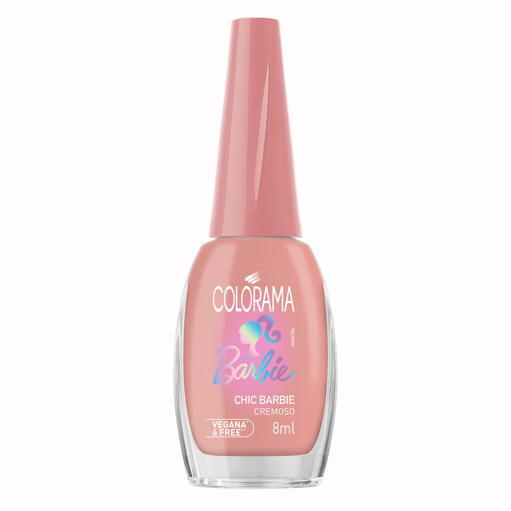 Esmalte Colorama Cremoso Barbie Chic Barbie 8ml em Oferta na Shopee