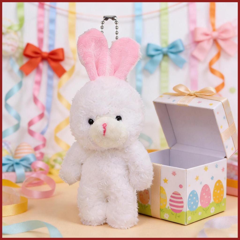 Coelho De Pelúcia Chaveiro Páscoa Primavera Cesta Stuffer Saco Charme Para Meninos Meninas Jovens Adolescentes Homens Mu