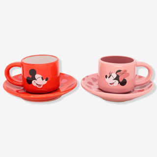 Kit Xicara com Pires Mickey e Minnie Namorados - Disney em Oferta na Shopee