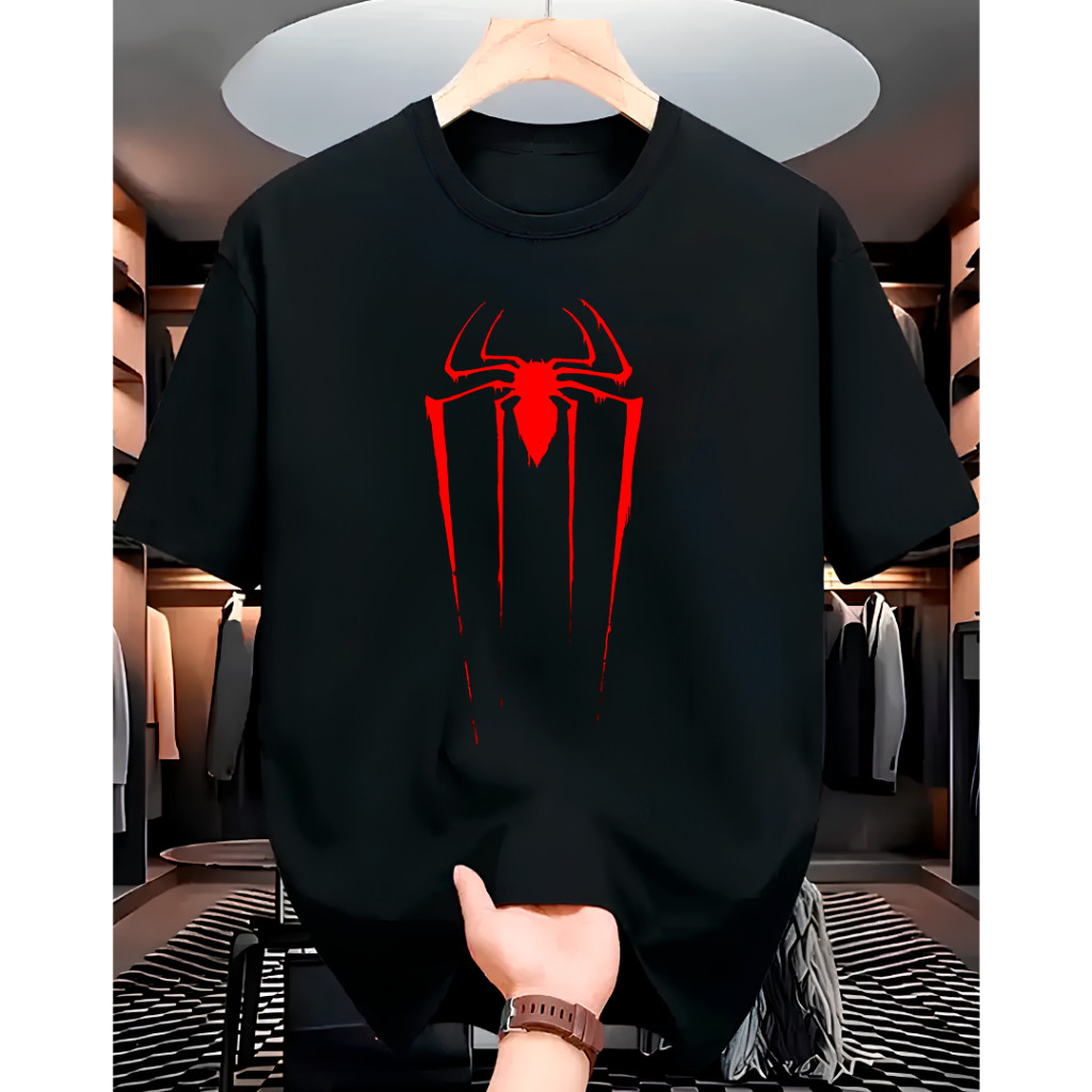 Camiseta Aranha Spiderman Herói Camisa Masculina Feminina 100% Algodão Envio Já em Oferta na Shopee
