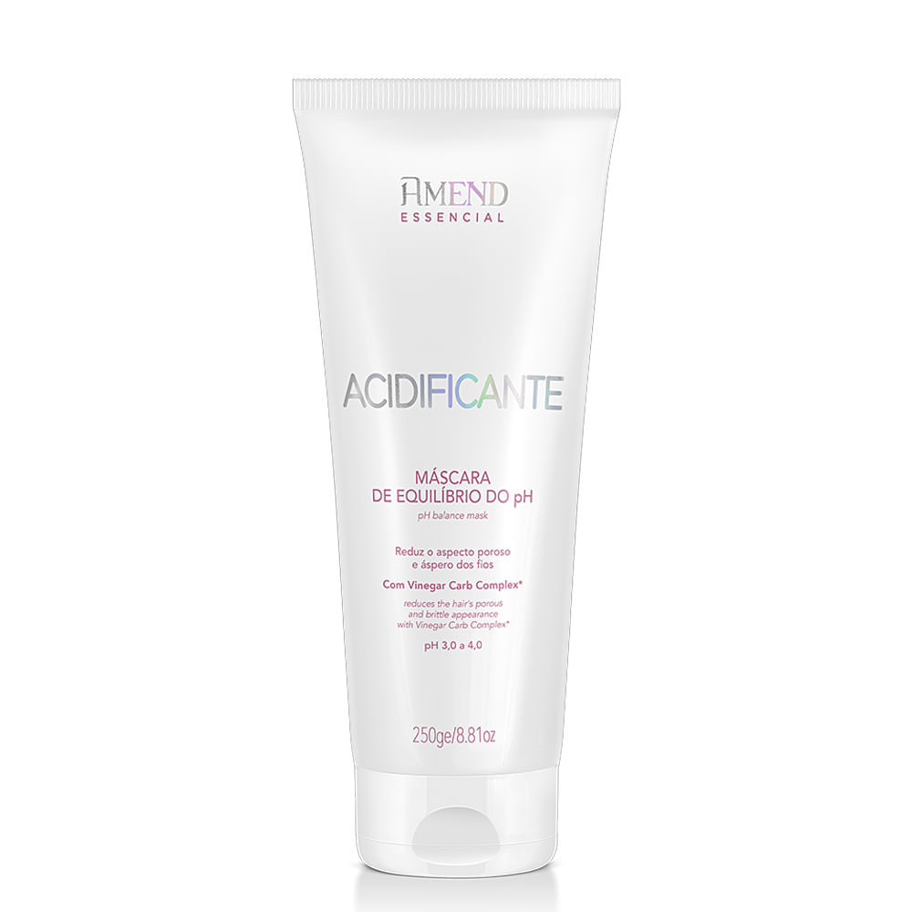 Acidificante Máscara Amend Essencial Equilíbrio Do pH 250g em Oferta na Shopee