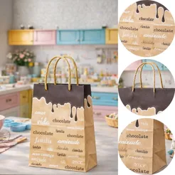 10 SACOLA CHOCOLATE P 17,5X8,5X21,5 6574 (LC) PASCOA 2026(CHOCO)