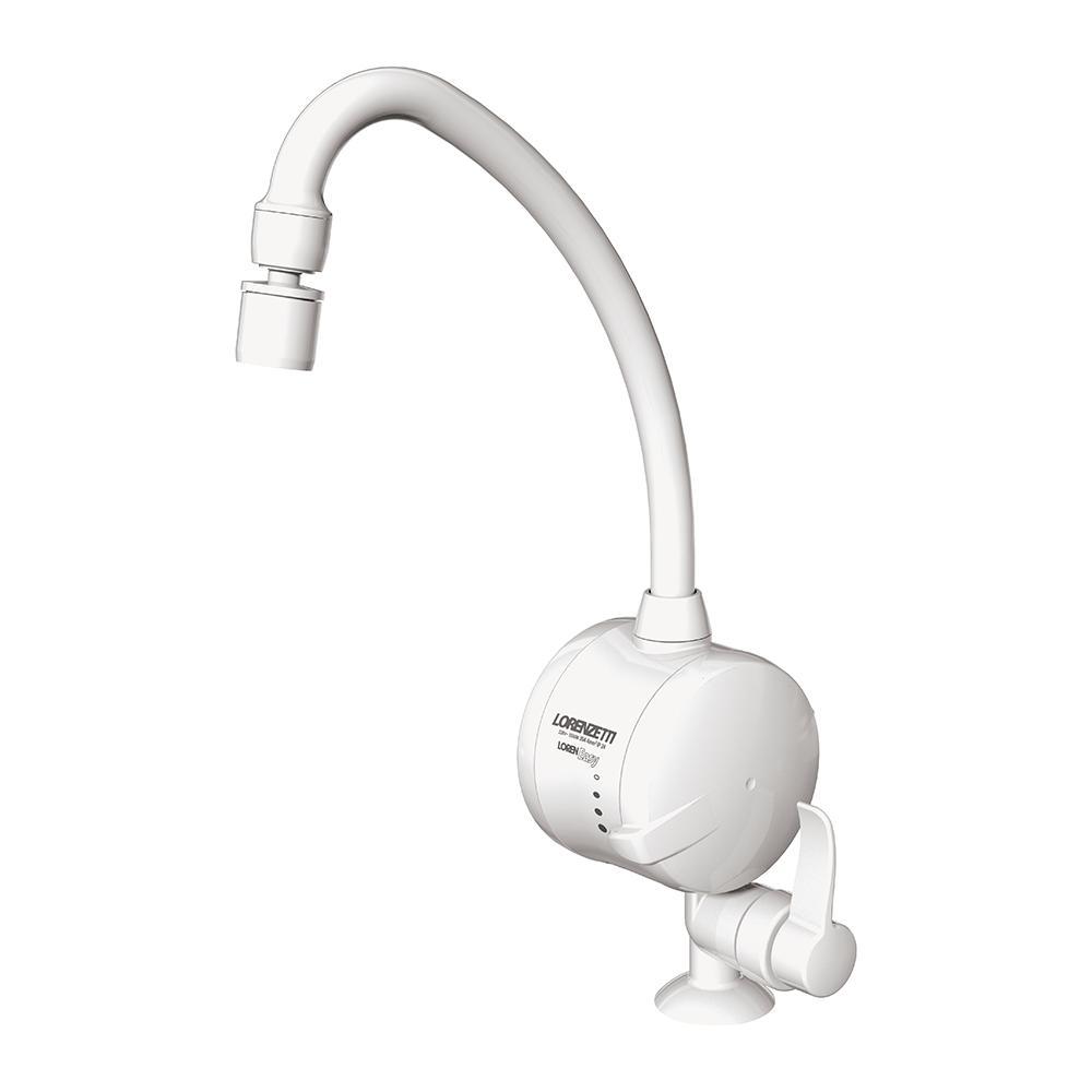 Torneira Elétrica Lorenzetti Loren Easy de Mesa 5.500W Branca - 220V em Oferta na Shopee