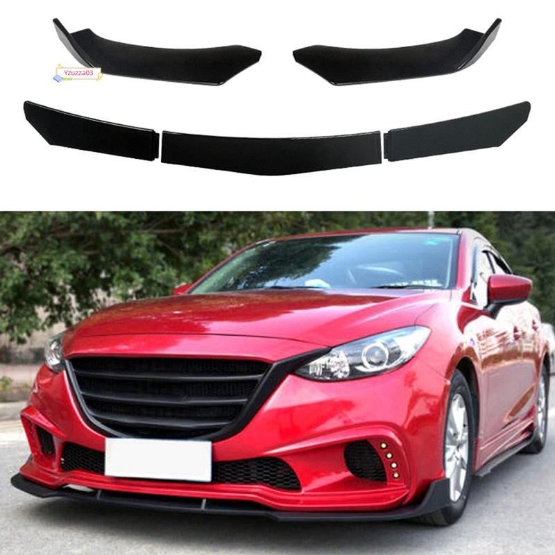 [Hot]Universal Dianteiro Carro Pára-Choques Lábio Corpo Kit Ar Dam Guarnição Spoiler Difusor Divisor Canard Protetor