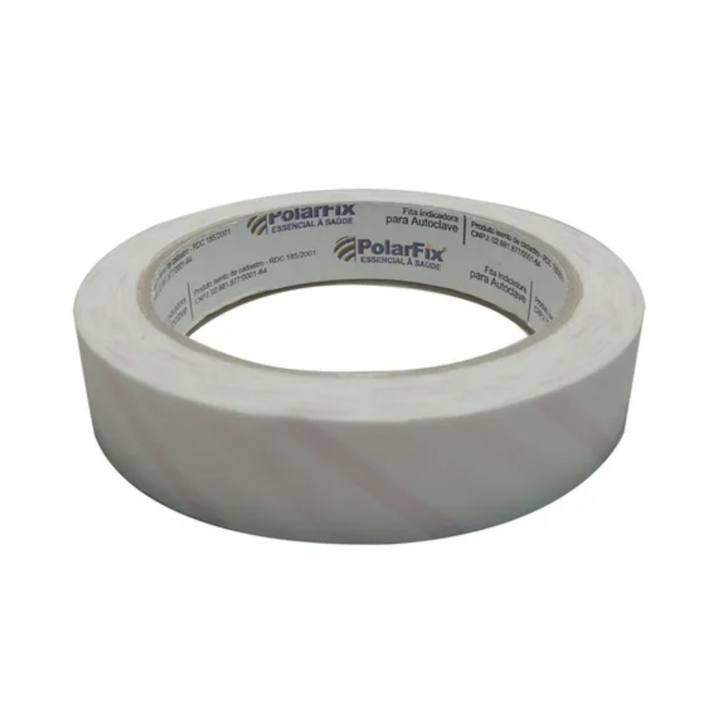 Fita Indicadora P/ Autoclave (19mmx30m) - Polar Fix Kit 4un